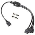 EK Water Blocks EK-Loop D-RGB Splitterkabel, 3-fach - schwarz image number null