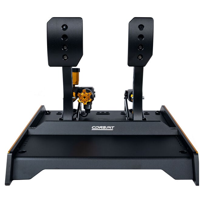 CONSPIT CPP EVO 2 V2 Pedal Set, hydraulic brake cylinder - black image number 1