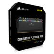 Corsair Dominator Platinum RGB DDR5-6400 RAM, CL32, XMP - 64GB Quad-Kit, schwarz image number null
