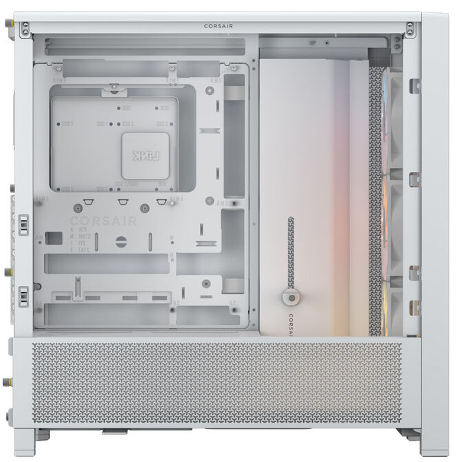 Corsair Frame 4000D RS ARGB PC case, Mid Tower, E-ATX, RGB, Tempered Glass - white image number 4