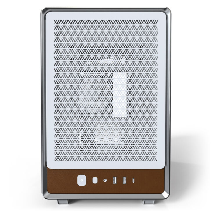 Montech HERITAGE PRO PC case, Mid Tower, ATX, Tempered Glass - white image number 4