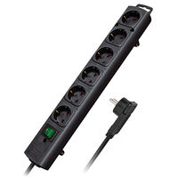 Brennenstuhl Comfort-Line Plus power strip, 6-way - black