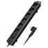 Brennenstuhl Comfort-Line Plus Steckdosenleiste, 6-fach - schwarz image number null