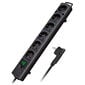 Brennenstuhl Comfort-Line Plus Steckdosenleiste, 6-fach - schwarz