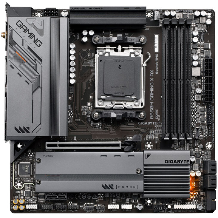 GIGABYTE B650M Gaming X AX, Sockel AM5, AMD B650M, Micro-ATX - DDR5 image number 2