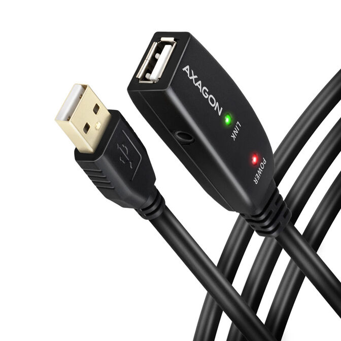 AXAGON ADR-207 USB 2.0 Verl&auml;ngerungs- / Repeaterkabel - 7,5m image number 0