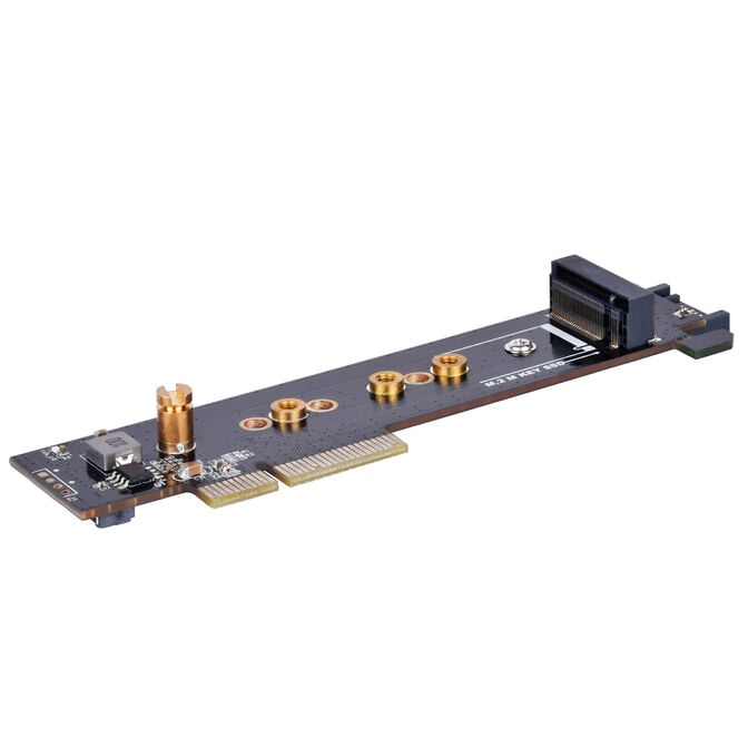 Silverstone SST-ECM28 M.2/SATA adapter card, PCIe 4.0, 1x M-Key, 1x SATA image number 3