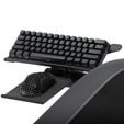 Next Level Racing F-GT Pro Direct Tastatur- und Maushalterung - schwarz image number null