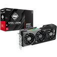 ASRock Radeon RX 9070 XT Steel Legend Dark 16GB Grafikkarte, 16384 MB GDDR6 image number null