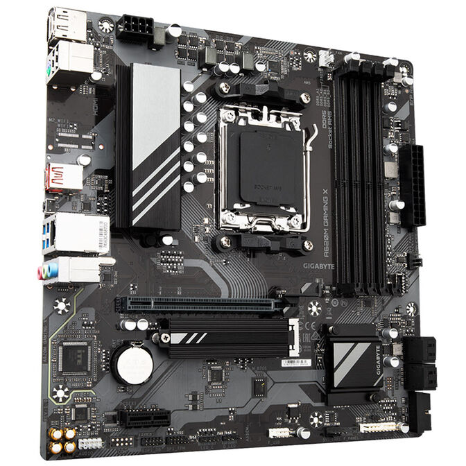 GIGABYTE A620M Gaming X Mainboard, Sockel AM5, AMD A620, MIcro-ATX, DDR5 image number 1