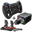 Simagic Simracing Starter Bundle, Steering Wheel, Wheelbase, Pedal Set - Black image number null