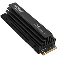 Crucial T705 NVMe SSD, PCIe 5.0, M.2 Typ 2280, mit Kühlkörper - 2TB