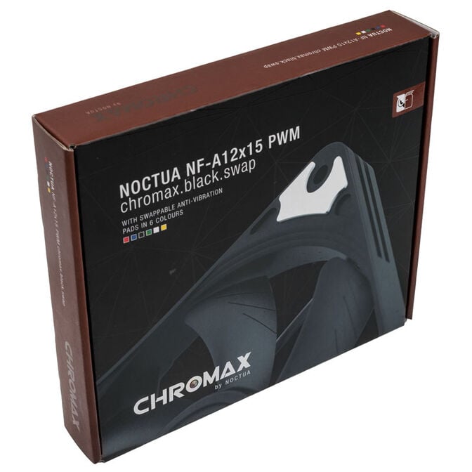 Noctua NF-A12x15 PWM chromax.black.swap L&uuml;fter - 120mm image number 6