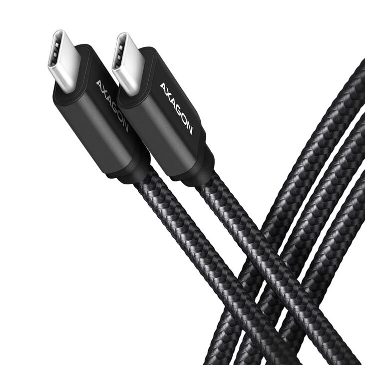 AXAGON BUCM3-CM20AB Kabel USB-C 3.2 Gen 1 auf USB-C 3.2 Gen 1, schwarz - 2m image number 0