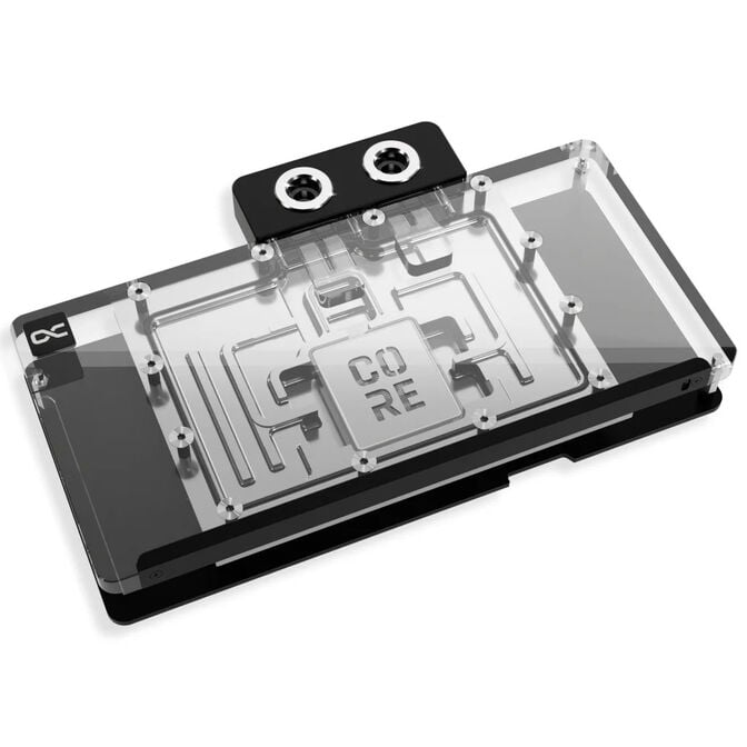 Alphacool Core RX 9070 Nitro+ GPU water block, ARGB, with backplate - acrylic image number 0