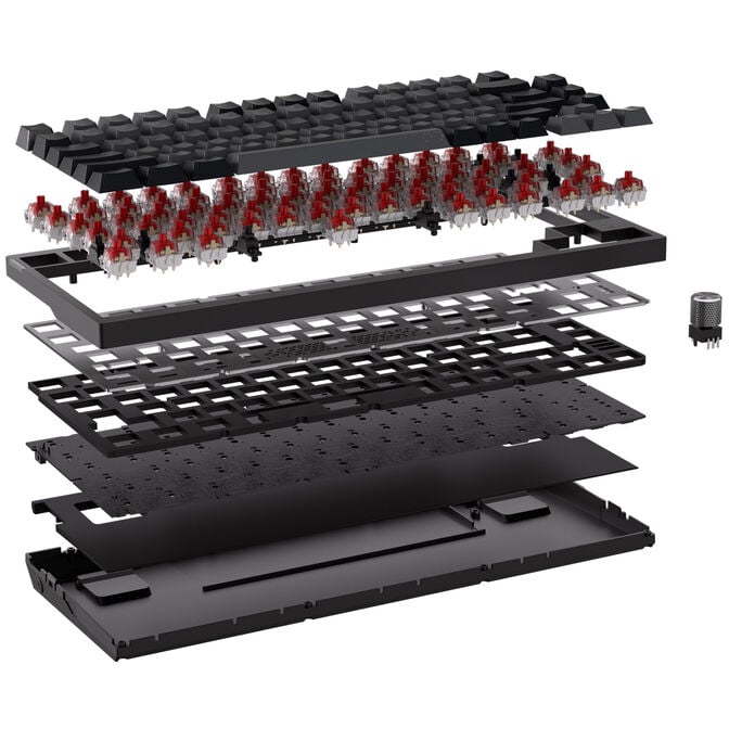 Corsair Gaming K65 Plus Wireless 75% RGB Gaming Tastatur, MLX RED - schwarz, grau image number 6