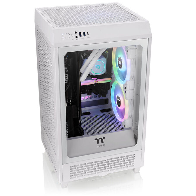 Thermaltake The Tower 200 PC-Geh&auml;use, Mini-Geh&auml;use, Mini-ITX, Tempered Glass - wei&szlig; image number 6