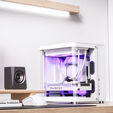 Jonsbo TK-1 2.0 Micro-ATX Geh&auml;use, Tempered Glass - wei&szlig; image number null