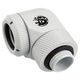 Bitspower Adapter 90 Grad G1/4 Zoll AG auf 14mm AD Hardtube - drehbar, weiß