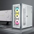Corsair iCUE 5000X RGB Midi-Tower, Tempered Glass - wei&szlig; image number null