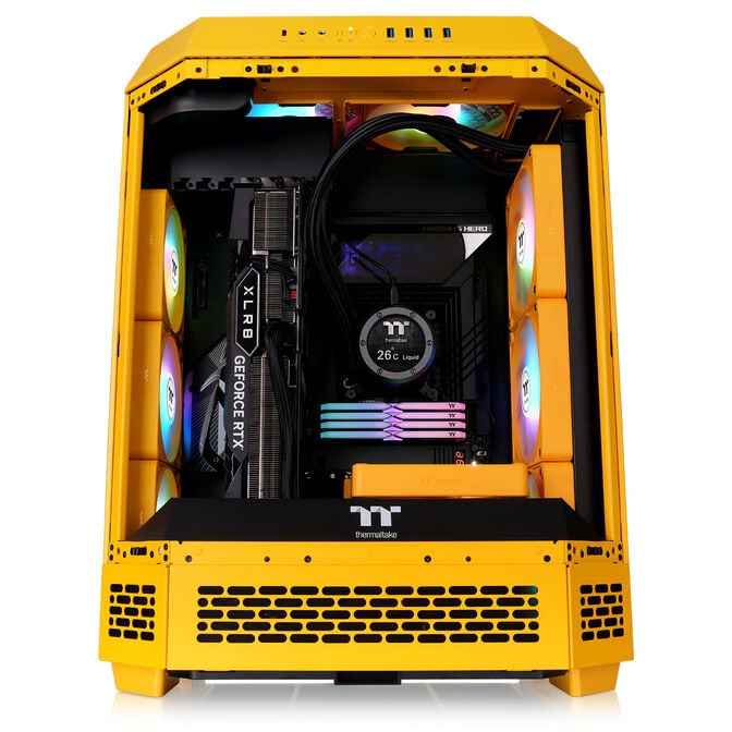 Thermaltake The Tower 600 PC-Geh&auml;use, Midi-Tower, ATX, Tempered Glass - Bumblebee image number 7