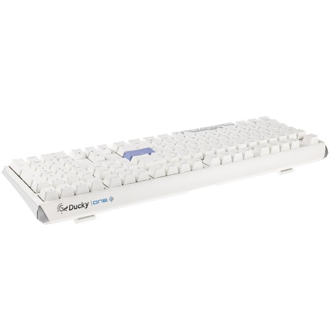 Ducky One 3 Classic Pure White Gaming Tastatur, RGB LED - MX-Red (US) image number 2