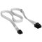 Corsair Premium Sleeved 8-Pin-ATX-Kabel, f&uuml;r Typ-5-Netzteil - wei&szlig;