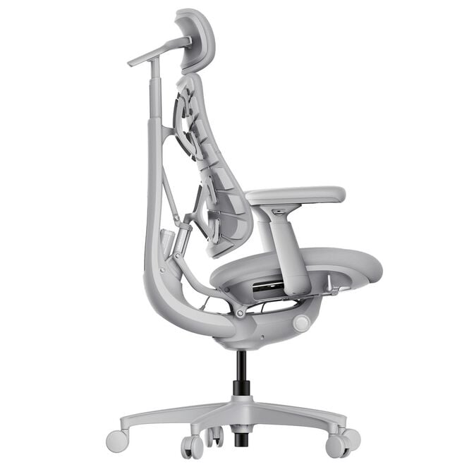LiberNovo Omni Ergonomischer Stuhl, aktive R&uuml;ckenlehne, Massage - grau image number 3