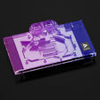 Barrow MSI Suprim 5090 GPU Water Block - White image number null