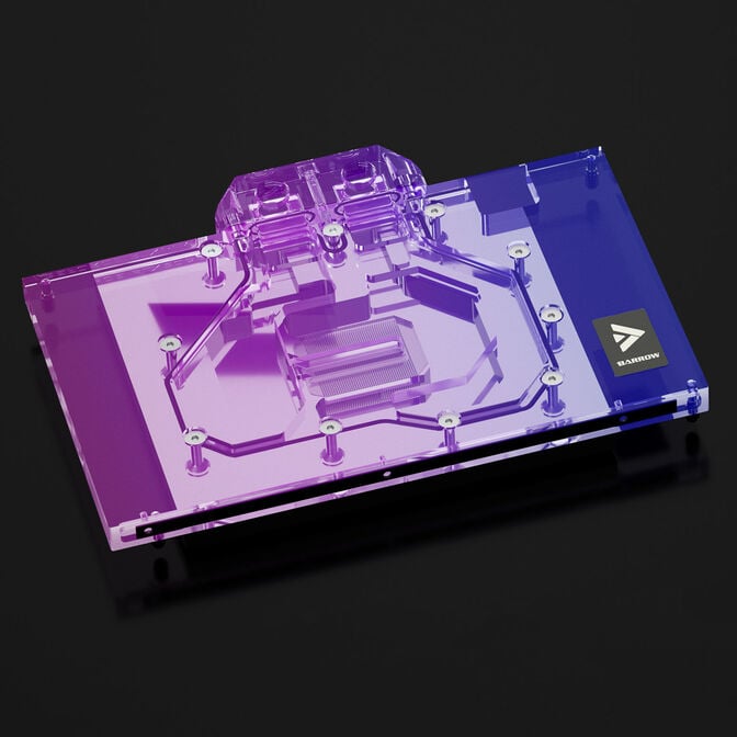 Barrow MSI Suprim 5090 GPU Water Block - White image number 4