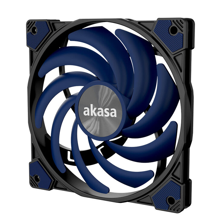 Akasa Alucia XS Slim Fan, 120 mm - blue image number 0