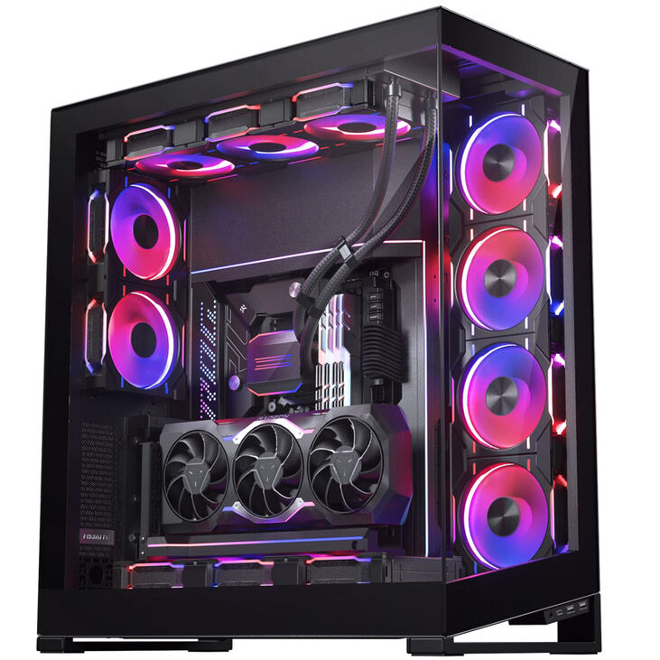 Phanteks Premium Vertical GPU Bracket + PCIe 4.0 x16 Riser Cable, DRGB - 220 mm, black image number 8