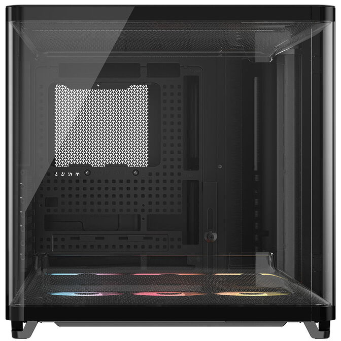 Corsair AIR 5400 RS-R ARGB PC Case, Mid Tower, Tempered Glass, RGB - includes 3x 120mm Fans, black image number 2