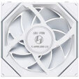 Lian Li UNI FAN TL Wireless LCD Fan, ARGB, PWM, 3-Pack with Controller - 120 mm, White image number null