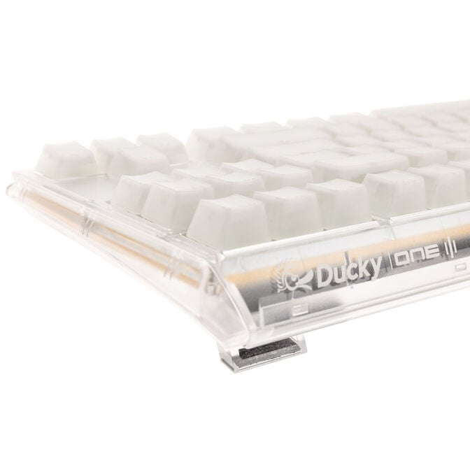 Ducky One 3 Aura White TKL Gaming Tastatur, RGB LED - MX-Red (US) image number 6