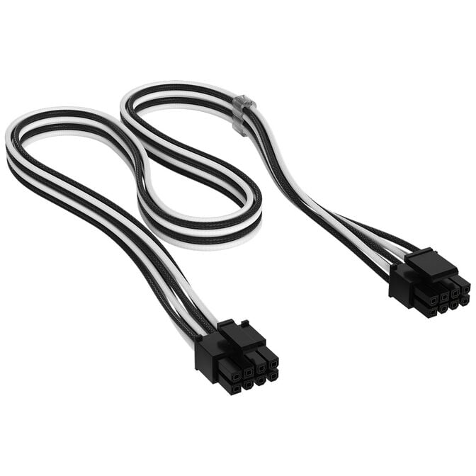 Corsair Kabelset, Type 4, DC Cable Starter Kit, einzeln ummantelt - schwarz / wei&szlig; image number 6
