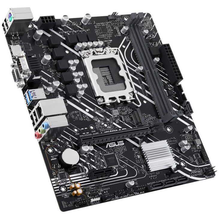ASUS Prime H610M-D, Intel H610 motherboard, LGA 1700 socket, DDR5 image number 1
