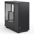 Fractal Design Epoch Black TG Light Tint PC Case, Mid-Tower, ATX, Tempered Glass - Black image number null