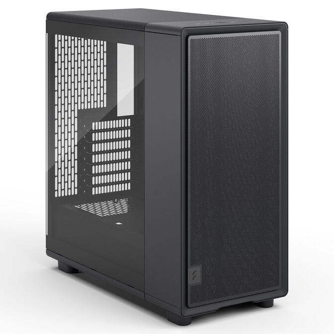Fractal Design Epoch Black TG Light Tint PC Case, Mid-Tower, ATX, Tempered Glass - Black image number 1