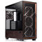 Antec Flux Pro Noctua Edition PC Case, Mid-Tower, E-ATX, Tempered Glass - Brown/Black