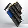 AXAGON EEM2-SG2 RAW BOX externes Geh&auml;use f&uuml;r M.2 SSDs USB-C 3.2 Gen 2 - silber image number null