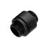 Alphacool Eiszapfen Doppeladapter drehbar G1/4 AG auf G1/4 AG - schwarz image number null