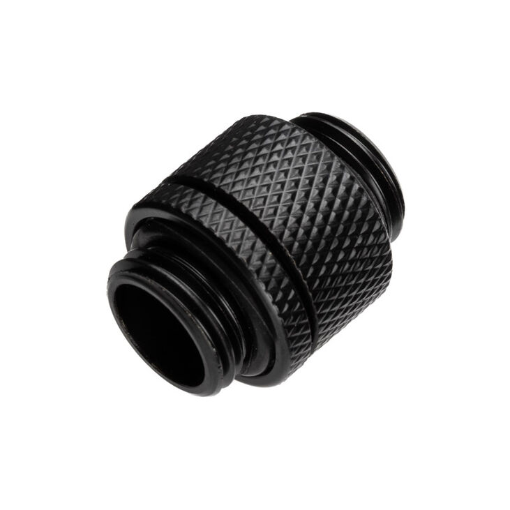 Alphacool Eiszapfen Doppeladapter drehbar G1/4 AG auf G1/4 AG - schwarz image number 1