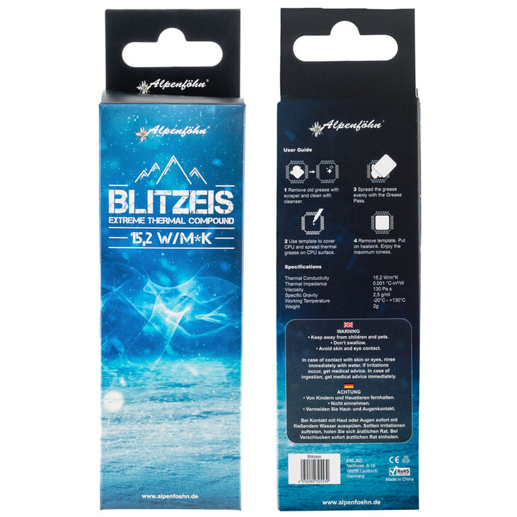 Alpenföhn Blitzeis Thermal Paste - 2g image number 3