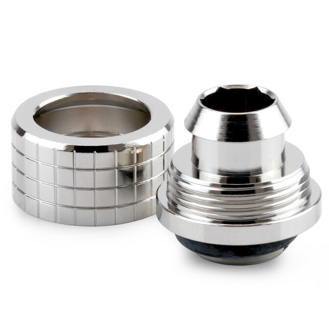 Thermal Grizzly DeltaMate Kompressions-Fitting, Messing - Gloss Nickel, ST13, 6er-Pack image number 2