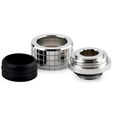 Thermal Grizzly DeltaMate Compression Fitting, Brass - Gloss Nickel, HT14 image number null