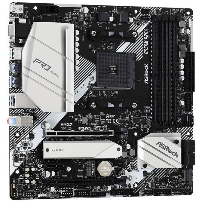 ASRock B550M Pro4, AMD B550 Mainboard - Sockel AM4 image number 1