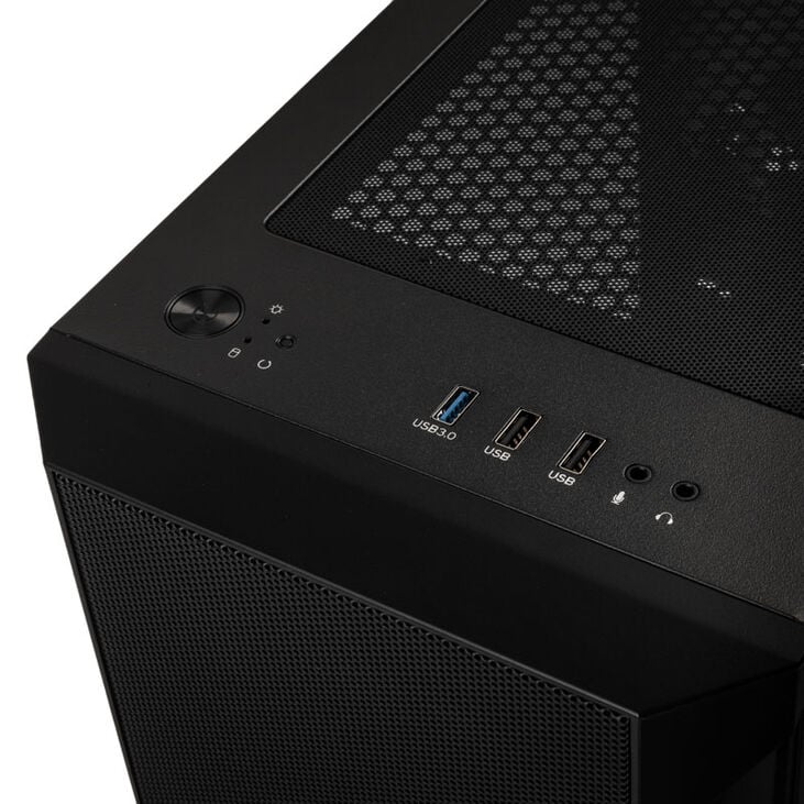 SilverStone Fara H1M PRO Micro-ATX Gehäuse, ARGB - schwarz image number 4