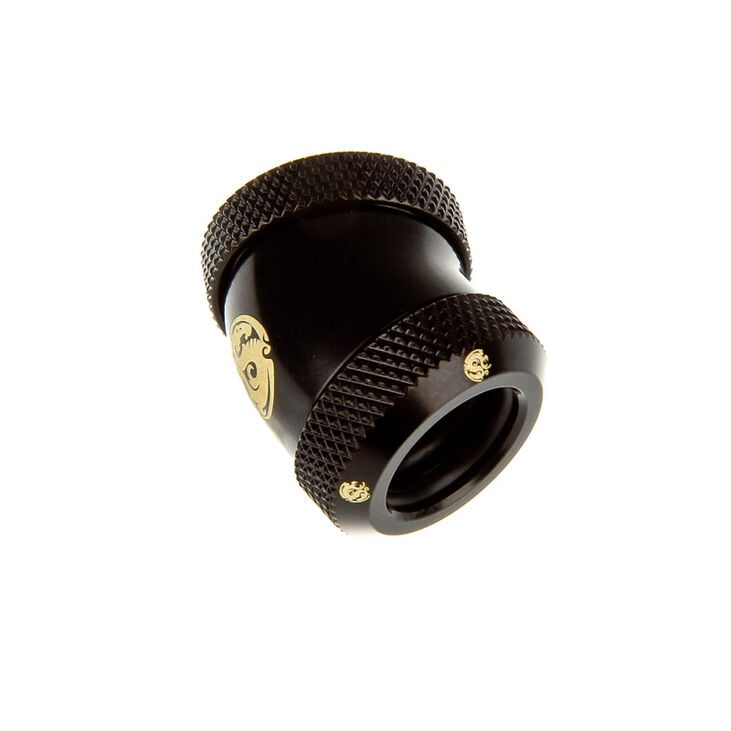 Bitspower Multi-Link Adapter 30 Grad 12mm AD auf 12mm AD Hardtube - schwarz matt image number 0