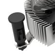 Akasa AK-CC6602HP01 Low Profile CPU-K&uuml;hler - Sockel LGA 1700, 30 mm H&ouml;he image number null